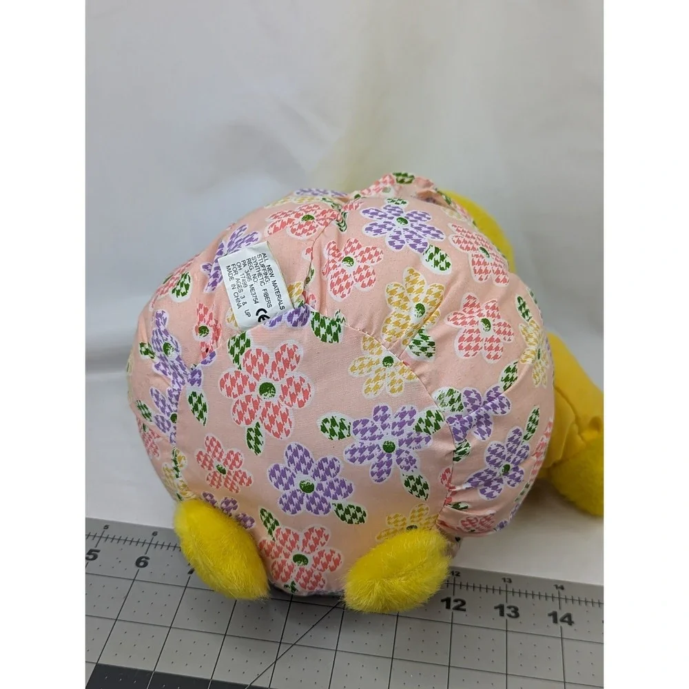 Kellytoy Yellow Puffy Duck Chick Plush 11 Inch Stuffed Animal Toy‎